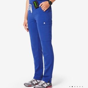 FIGS Yola Skinny Scrub Pants - S - Winning Blue